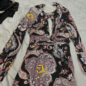 NWT maxi dress from express paisley size 2